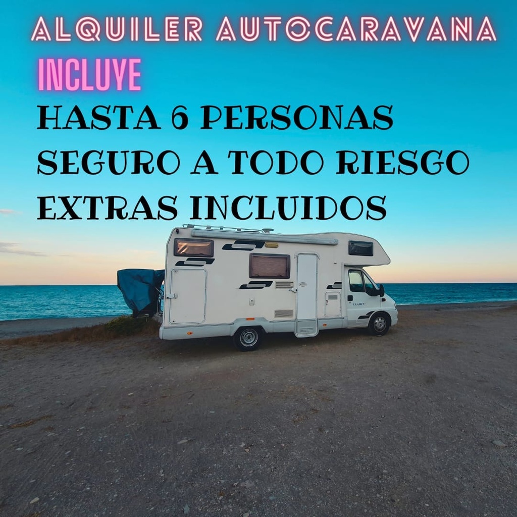 Autocaravana 6 plazas 8 